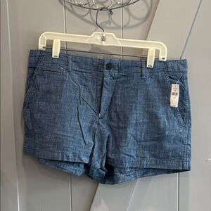 GAP Blue Bermuda Shorts Lightweight Chambray